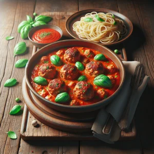 Albóndigas de pollo keto, jugosas y sin gluten