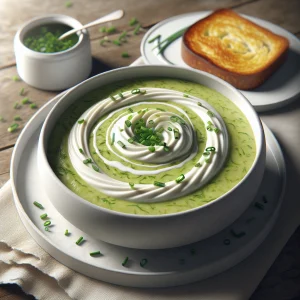 Crema de calabacín keto cremosa y ligera