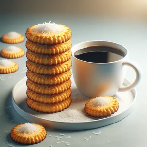 Galletas de coco keto, crujientes y deliciosas
