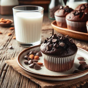 Muffins de chocolate keto, esponjosos y sin azúcar