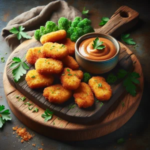 Nuggets de pollo keto crujientes y saludables