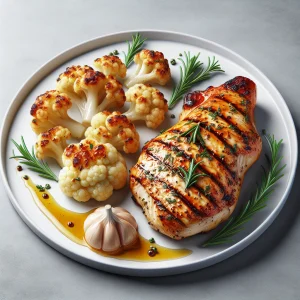 Pollo al romero keto, jugoso y aromático