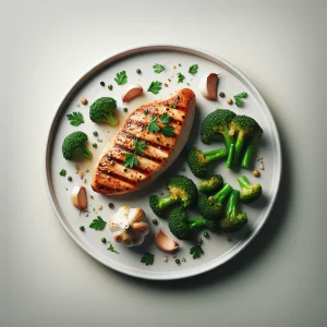 Pollo con brócoli keto, jugoso y saludable