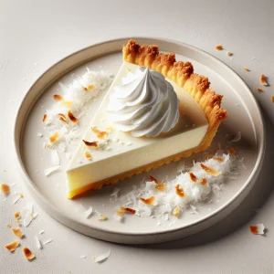 Tarta de coco keto, cremosa y sin azúcar
