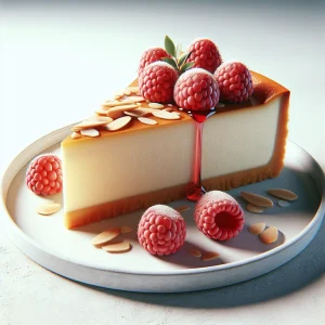 Tarta de queso keto, cremosa y sin azúcar
