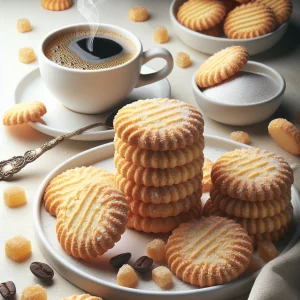 Galletas de vainilla keto, crujientes y sin azúcar