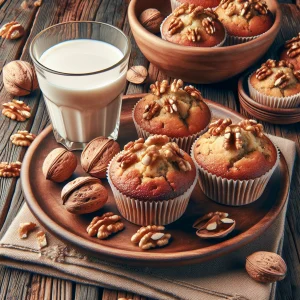 Muffins de nuez keto, esponjosos y saludables