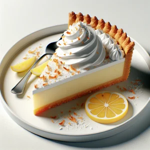 Tarta de coco y limón keto, cremosa y sin azúcar