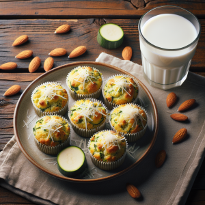 Muffins de calabacín y queso keto, esponjosos y saludables