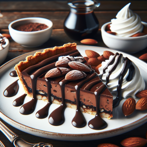 Tarta de chocolate y almendra keto, rica y sin azúcar