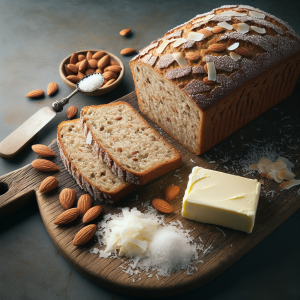 Pan de almendra y coco keto, esponjoso y sin gluten