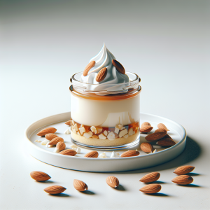 Flan de almendra y nuez keto, cremoso y sin azúcar
