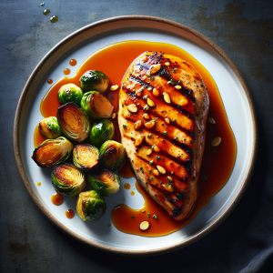 Pollo con salsa de naranja y almendra keto, jugoso y saludable