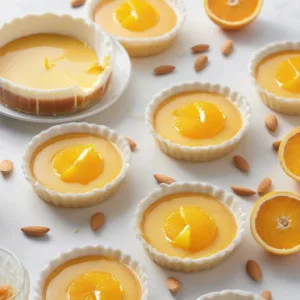 Flan de Almendra y Naranja Keto
