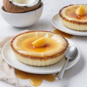 Flan de Coco y Almendra Keto