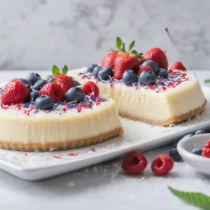 Flan de Coco y Frutas Rojas Keto