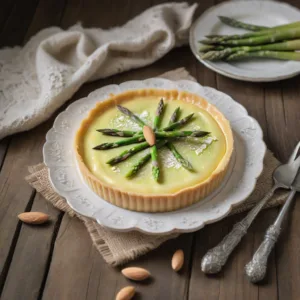 Flan de Espárragos y Almendra Keto