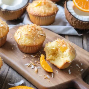 Muffins de Coco y Naranja Keto