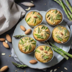 Muffins de Espárragos y Almendra Keto