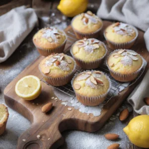 Muffins de Limón y Almendra Keto