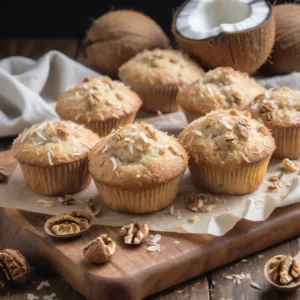 Muffins de Nuez y Coco Keto