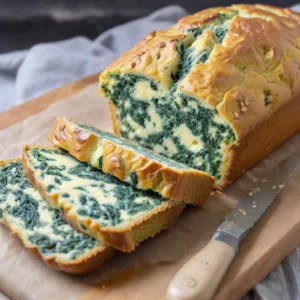 Pan de Espinacas y Queso Keto