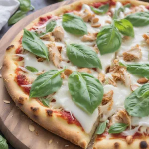 Pizza de Pollo y Almendra Keto