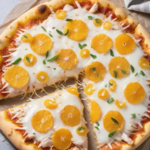 Pizza de Pollo y Naranja Keto