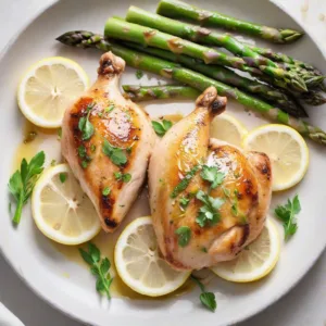 Pollo al Limón con Espárragos Keto