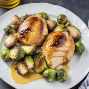 Pollo con Salsa de Mostaza y Miel Keto