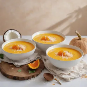 Sopa de Calabaza y Coco Keto