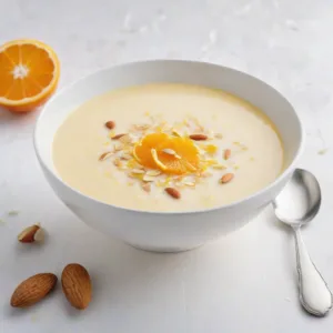 Sopa de Naranja y Almendra Keto