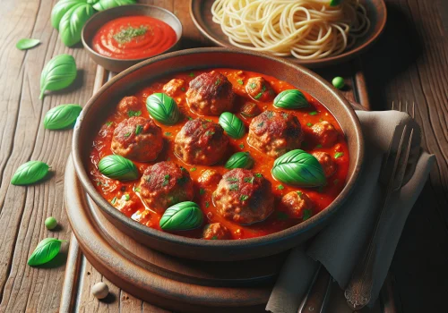 Albóndigas de pollo keto, jugosas y sin gluten