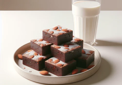 Brownies de almendra keto, ricos y sin azúcar