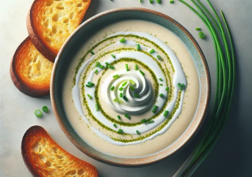 Crema de coliflor keto, cremosa y ligera
