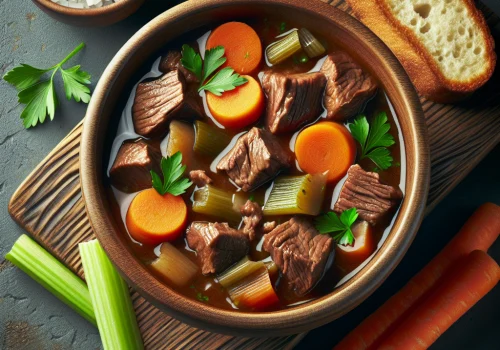 Estofado de carne keto, reconfortante y sin carbohidratos