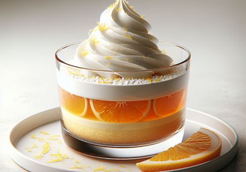Flan de limón y naranja keto, cremoso y sin azúcar