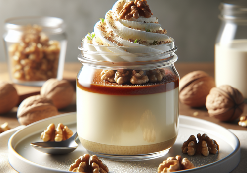 Flan de nuez y limón keto, cremoso y sin azúcar