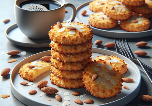 Galletas de coco y almendra keto, crujientes y deliciosas