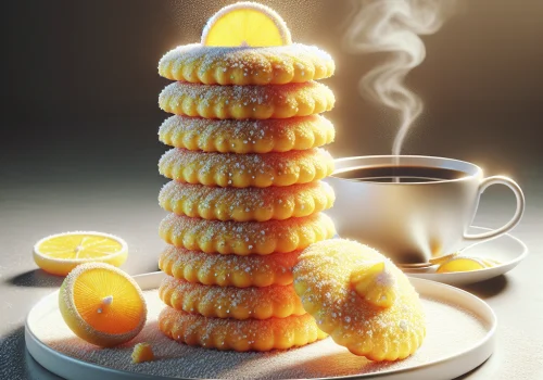 Galletas de limón keto, crujientes y sin azúcar