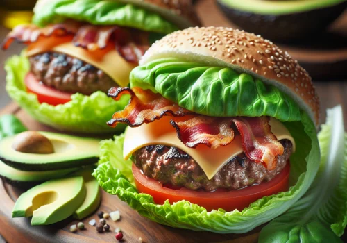 Hamburguesas keto jugosas y sin carbohidratos