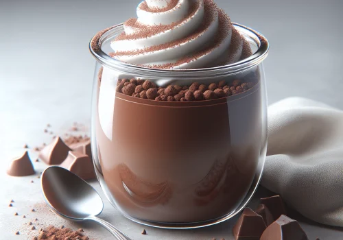 Mousse de chocolate keto, cremoso y bajo en carbohidratos