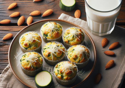 Muffins de calabacín y queso keto, esponjosos y saludables