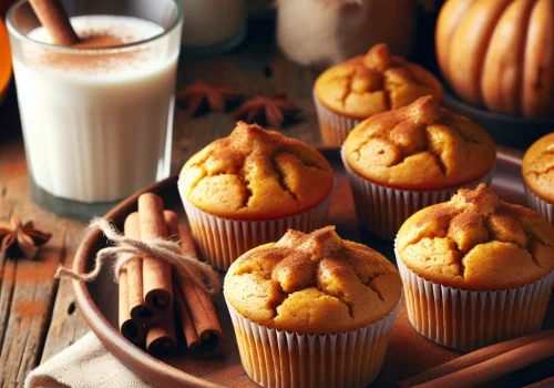 Muffins de calabaza keto, esponjosos y sin azúcar