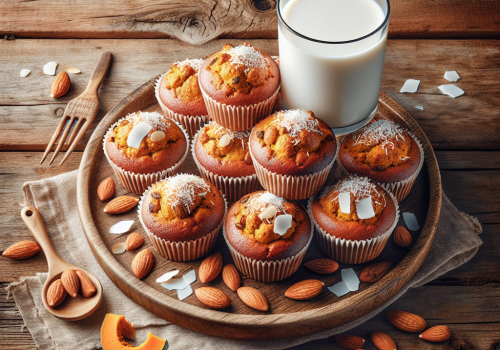 Muffins de calabaza y coco keto, esponjosos y saludables