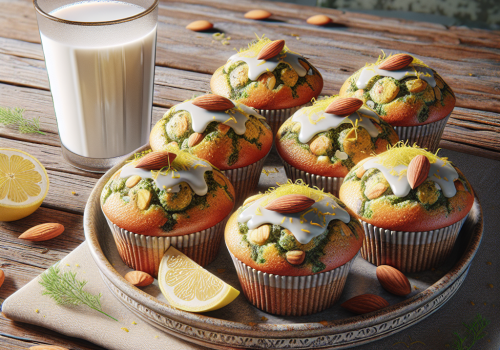 Muffins de limón y almendra keto, esponjosos y saludables