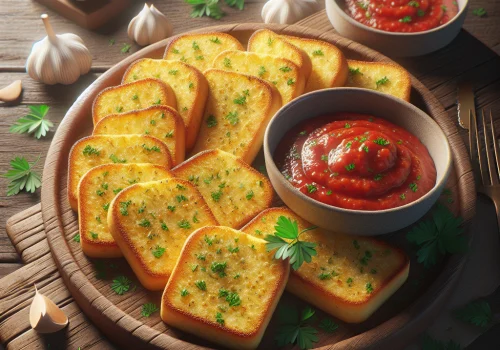 Pan de ajo keto, crujiente y sin gluten