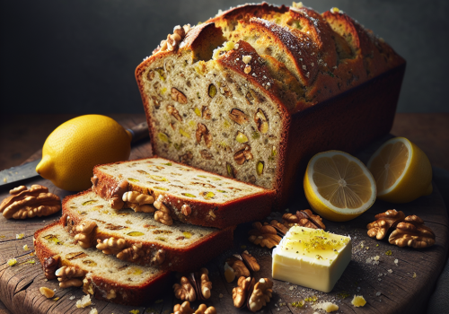 Pan de nuez y limón keto, esponjoso y sin gluten