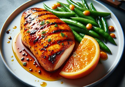 Pollo a la naranja keto, jugoso y sin azúcar