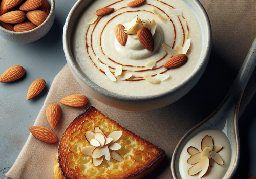 Sopa de almendra y coco keto, cremosa y ligera